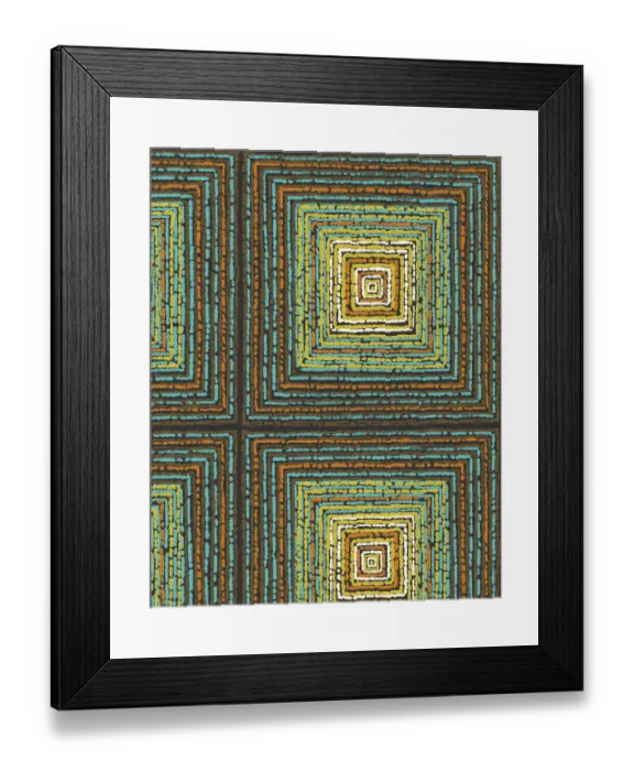 Framed Print : Geometric Pattern Framed Print : Geometric Pattern
