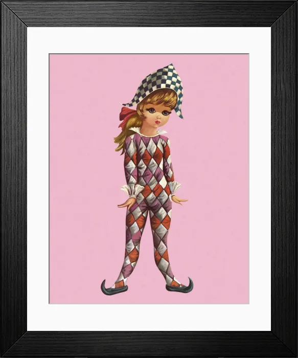 Framed Print : Young Harlequin Framed Print : Young Harlequin