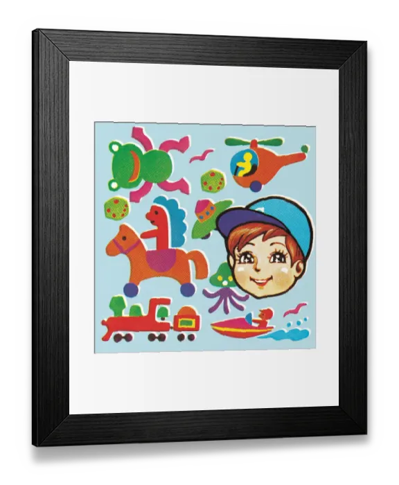 Framed Print : Boy and boy things Framed Print : Boy and boy things