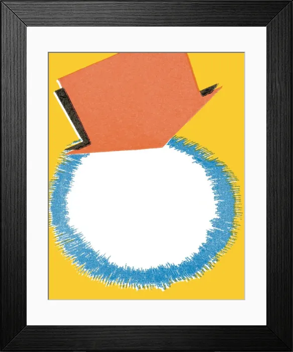 Framed Print : Arrow and white star Framed Print : Arrow and white star