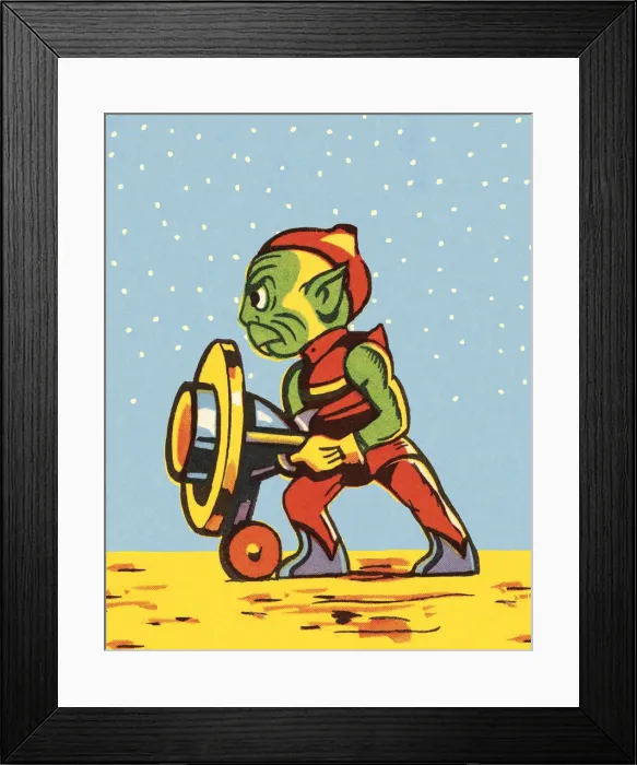 Framed Print : Alien. http: /  / csaimages.com / images / istockprofile / csa_vector_dsp.jpg