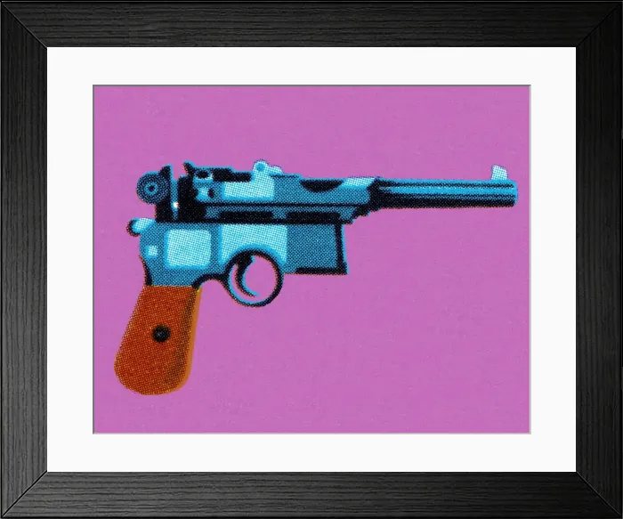 Framed Print : Handgun. http: / / csaimages.com / images / istockprofile / csa_vector_dsp.jpg Framed Print : Handgun. http: / / csaimages.com / images / istockprofile / csa_vector_dsp.jpg