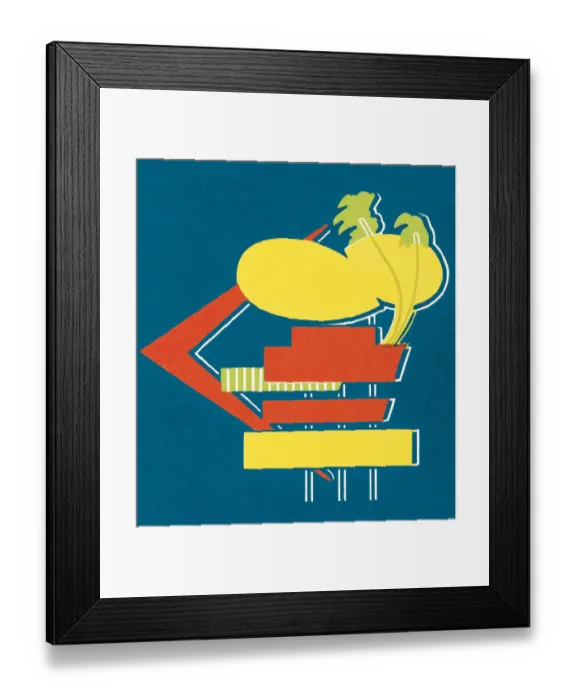 Framed Print : Advertisting Sign Framed Print : Advertisting Sign