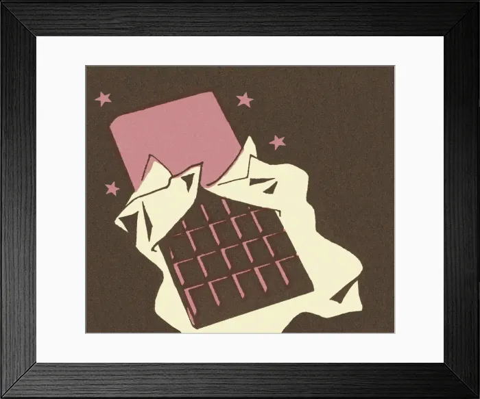 Framed Print : Chocolate Bar Framed Print : Chocolate Bar