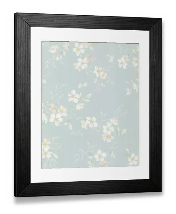 Framed Print : Flower pattern
