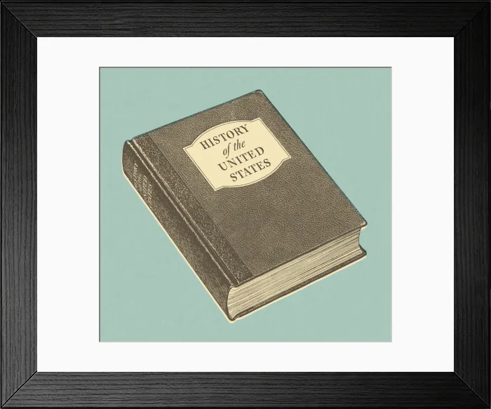 Framed Print : History of The United States Book Framed Print : History of The United States Book