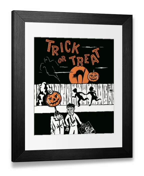 Framed Print : Trick or treat Framed Print : Trick or treat