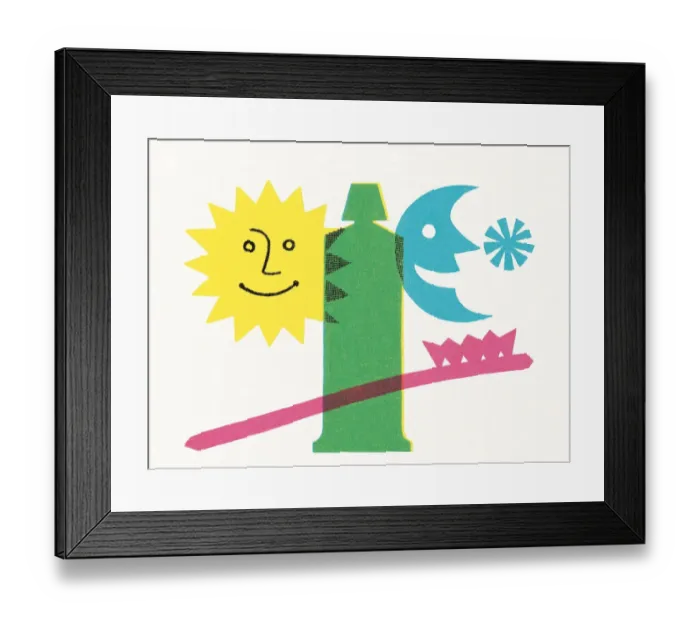 Framed Print : Brush your teeth Framed Print : Brush your teeth