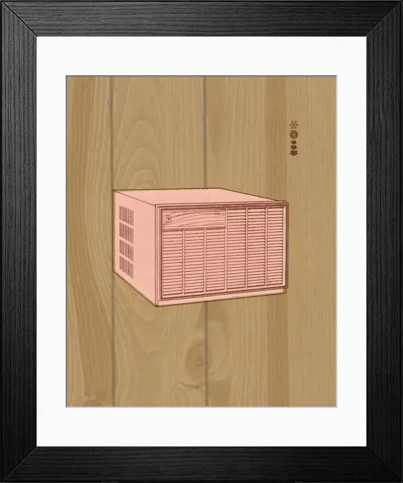 Framed Print : Air conditioner Framed Print : Air conditioner