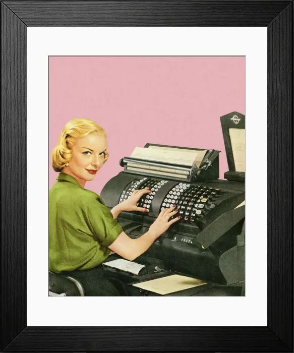 Framed Print : Office Machine Framed Print : Office Machine