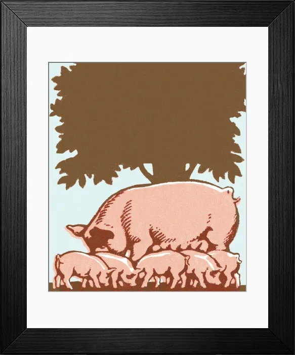 Framed Print : Pig. http: / / csaimages.com / images / istockprofile / csa_vector_dsp.jpg Framed Print : Pig. http: / / csaimages.com / images / istockprofile / csa_vector_dsp.jpg
