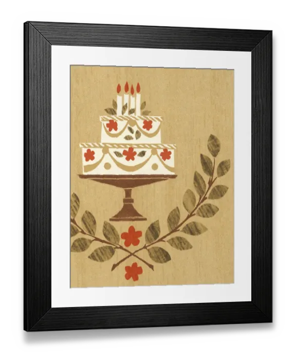Framed Print : Birthday Cake Framed Print : Birthday Cake