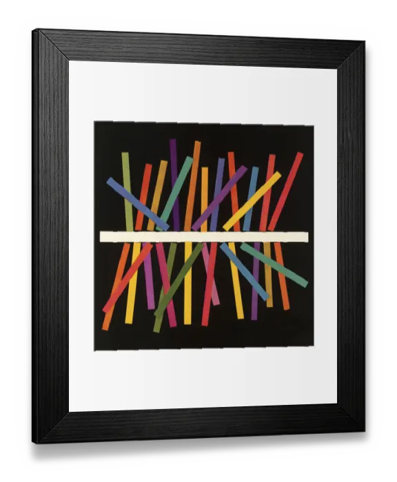 Framed Print : Multicolor Sticks Framed Print : Multicolor Sticks