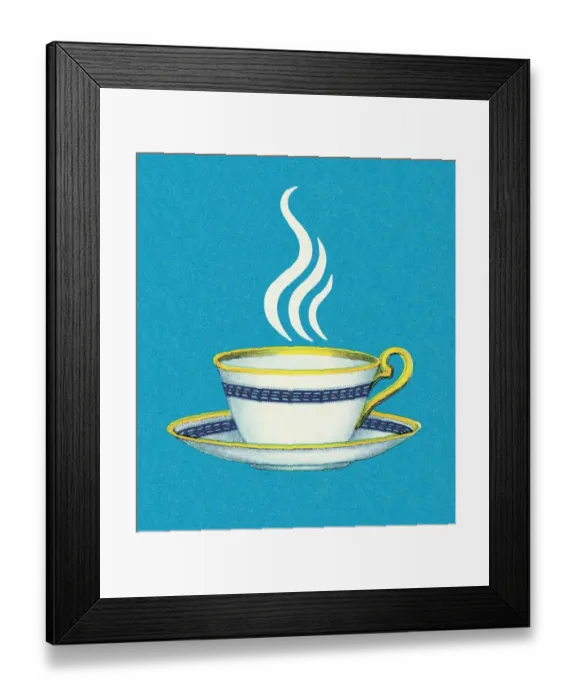 Framed Print : Hot Cup of Coffee Framed Print : Hot Cup of Coffee
