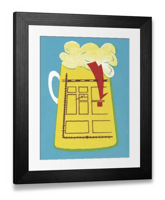 Framed Print : Mug of Beer Framed Print : Mug of Beer