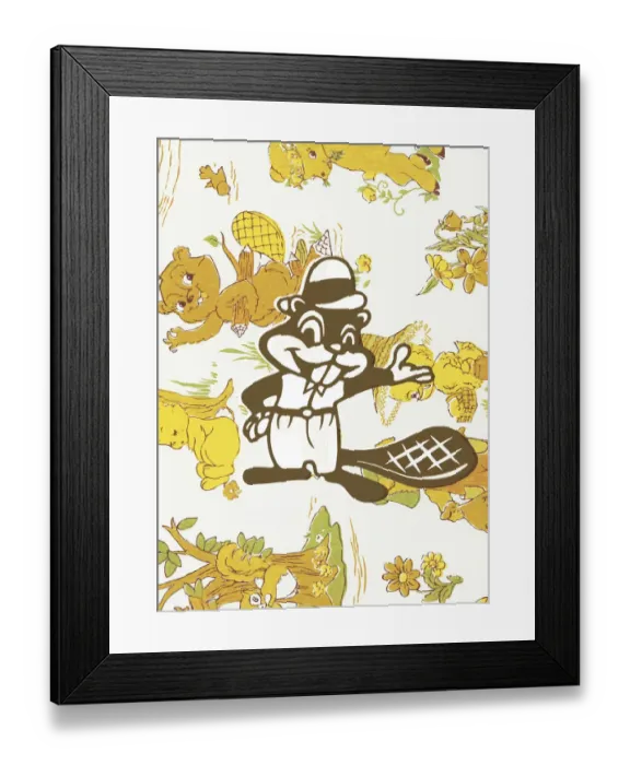 Framed Print : Gopher Illustration Framed Print : Gopher Illustration