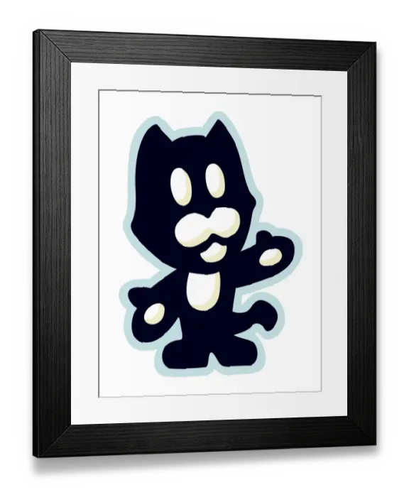 Framed Print : Cat Gesturing Framed Print : Cat Gesturing