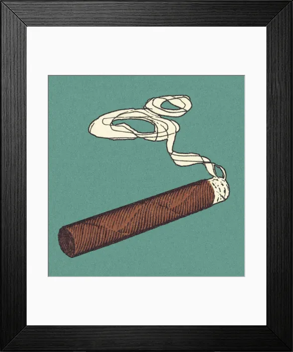 Framed Print : Cigar. http: /  / csaimages.com / images / istockprofile / csa_vector_dsp.jpg