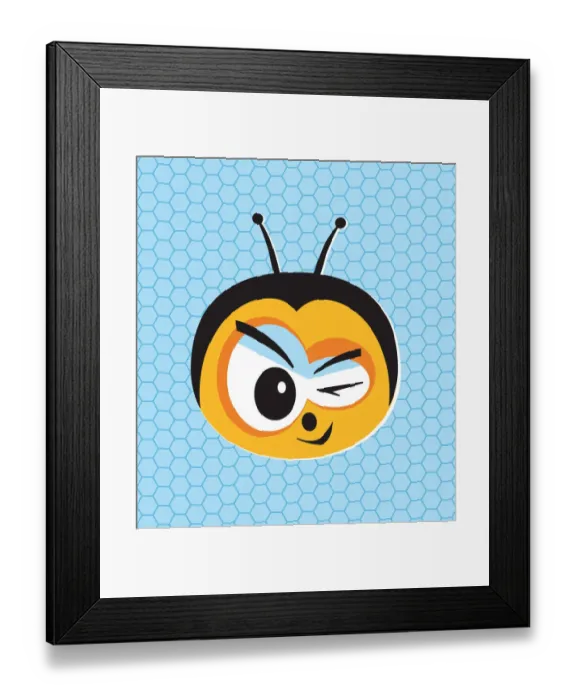 Framed Print : Bee. http: /  / csaimages.com / images / istockprofile / csa_vector_dsp.jpg