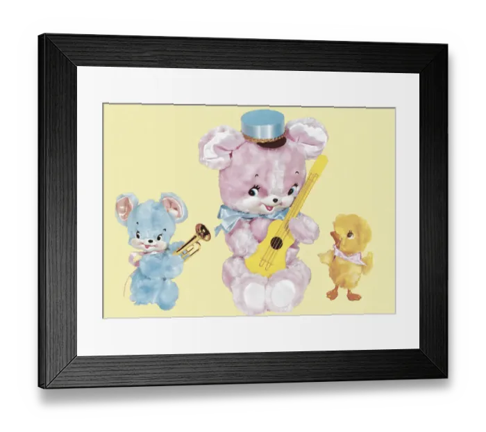 Framed Print : Baby animals Framed Print : Baby animals