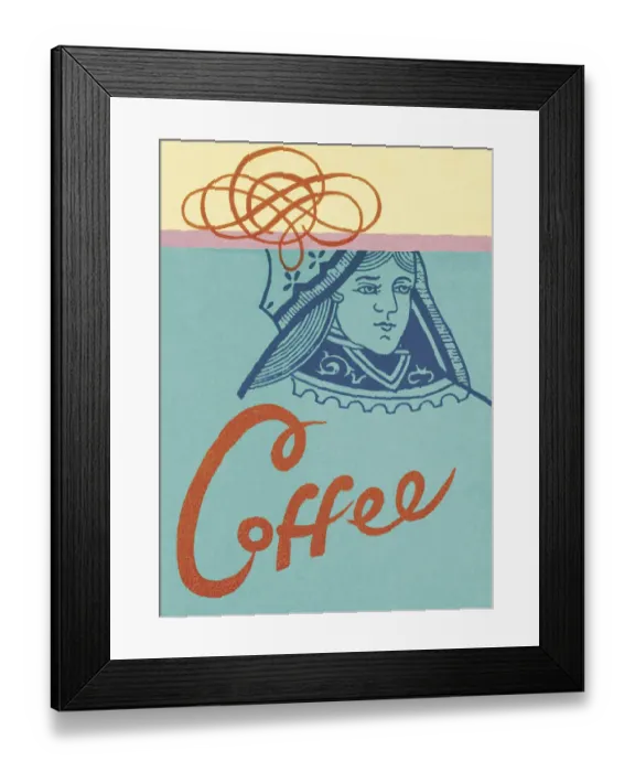 Framed Print : Coffee Queen Framed Print : Coffee Queen