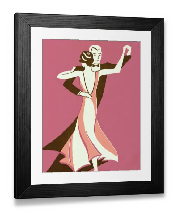 Framed Print : Couple Dancing Framed Print : Couple Dancing