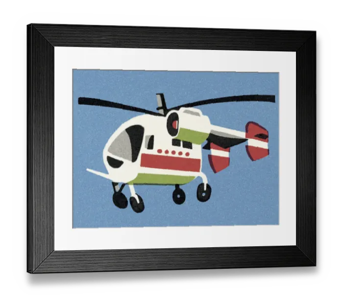 Framed Print : Helicopter Framed Print : Helicopter