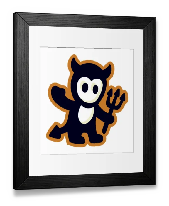 Framed Print : Little Devil