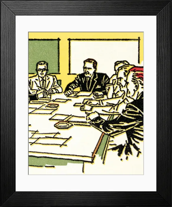 Framed Print : Business meeting Framed Print : Business meeting