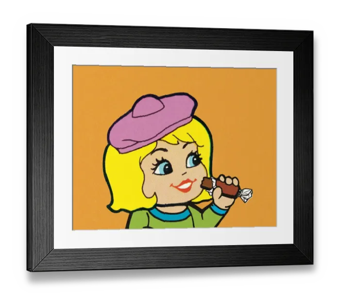 Framed Print : Girl with candy Framed Print : Girl with candy