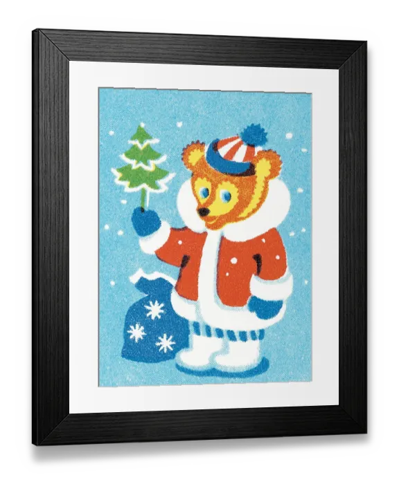 Framed Print : Santa bear Framed Print : Santa bear