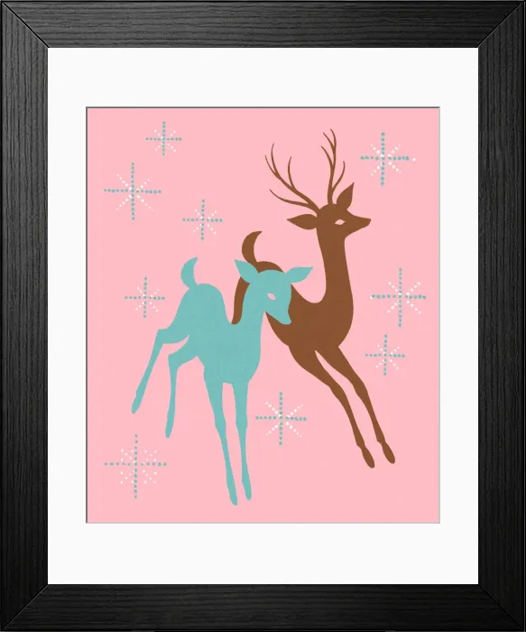 Framed Print : Two Deer. http: / / csaimages.com / images / istockprofile / csa_vector_dsp.jpg Framed Print : Two Deer. http: / / csaimages.com / images / istockprofile / csa_vector_dsp.jpg