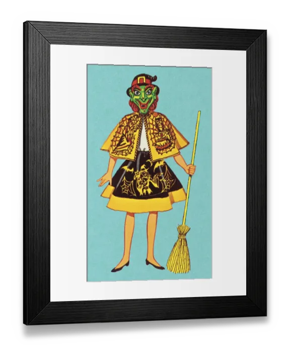 Framed Print : Witch costume Framed Print : Witch costume