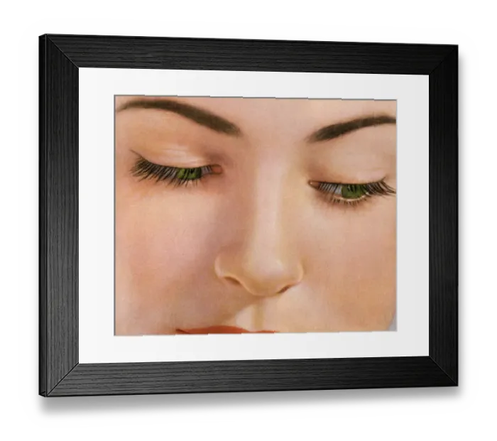 Framed Print : Woman Looking Down Framed Print : Woman Looking Down