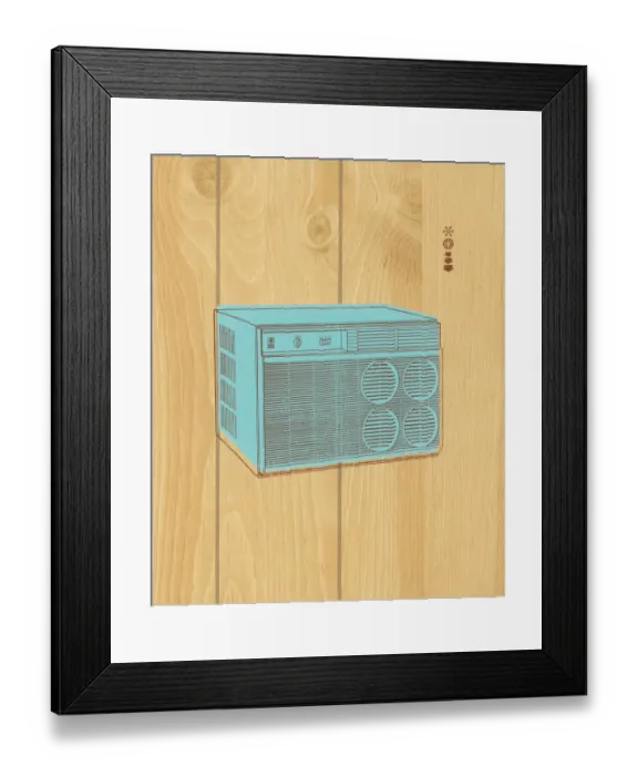 Framed Print : Air conditioner Framed Print : Air conditioner