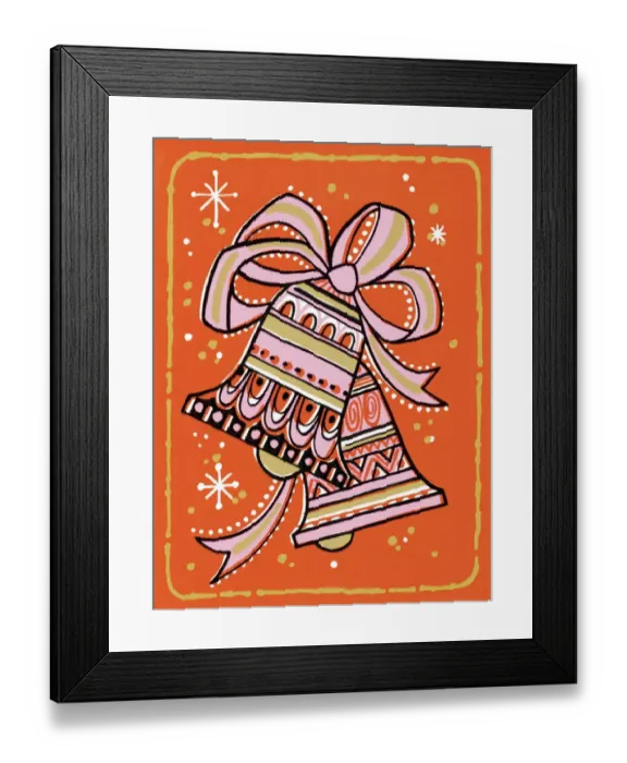 Framed Print : Holiday bells Framed Print : Holiday bells