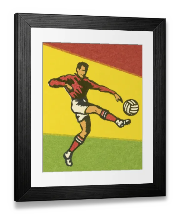 Framed Print : Soccer Player Framed Print : Soccer Player