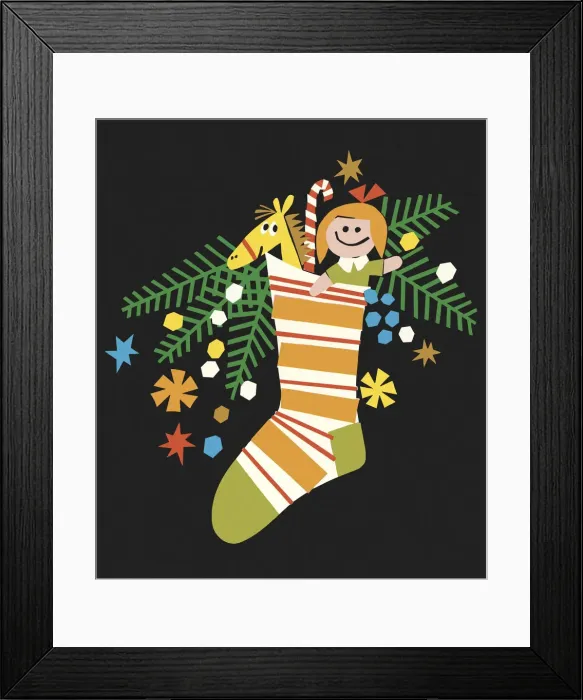Framed Print : Christmas Stocking Framed Print : Christmas Stocking