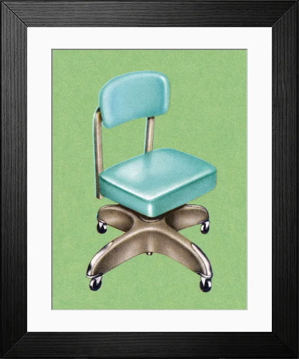 Framed Print : Office chair Framed Print : Office chair