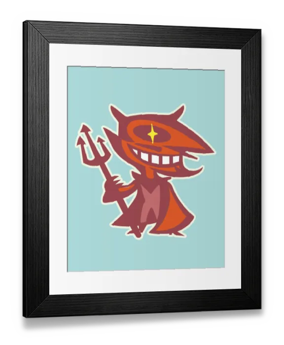 Framed Print : Devil. http: / / csaimages.com / images / istockprofile / csa_vector_dsp.jpg Framed Print : Devil. http: / / csaimages.com / images / istockprofile / csa_vector_dsp.jpg