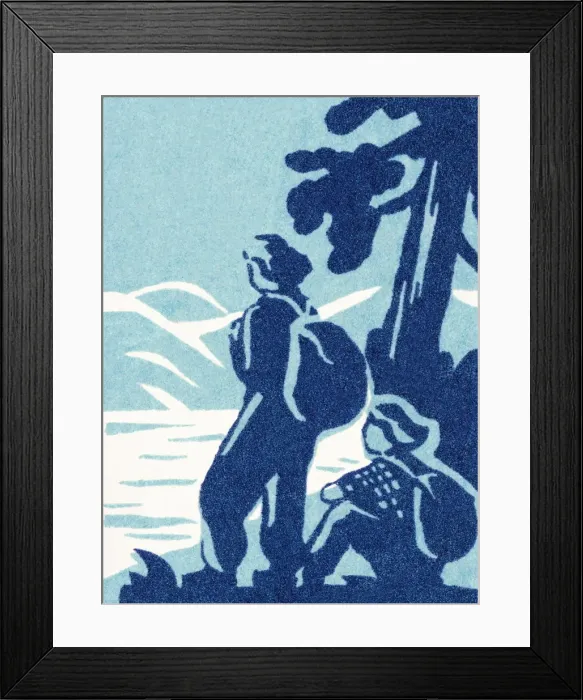 Framed Print : Backpackers Framed Print : Backpackers