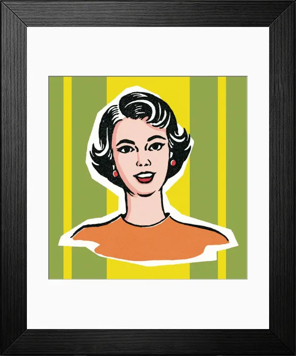 Framed Print : Brunette. http: / / csaimages.com / images / istockprofile / csa_vector_dsp.jpg Framed Print : Brunette. http: / / csaimages.com / images / istockprofile / csa_vector_dsp.jpg