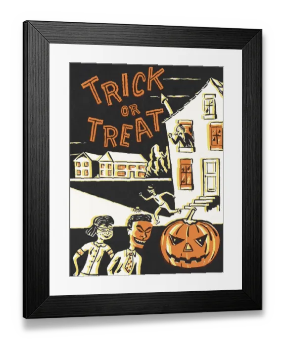 Framed Print : Trick or treat Framed Print : Trick or treat