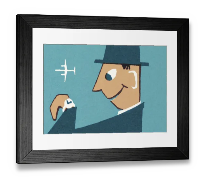 Framed Print : Man Looking at Watch Framed Print : Man Looking at Watch