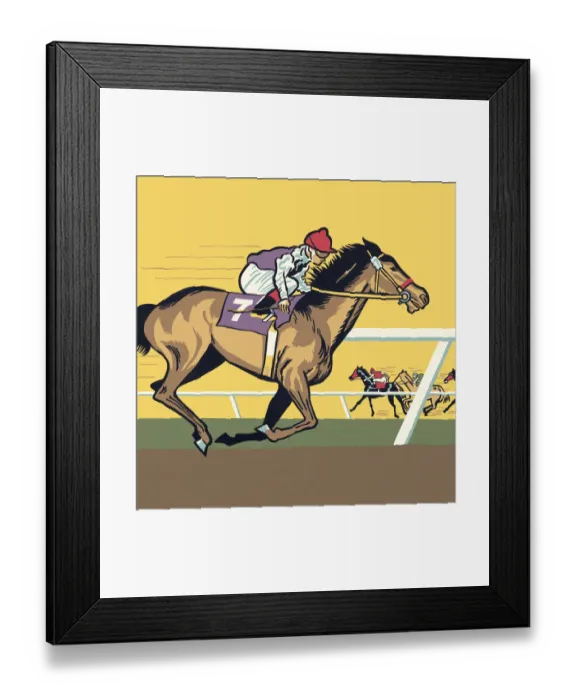 Framed Print : Horse Race Framed Print : Horse Race