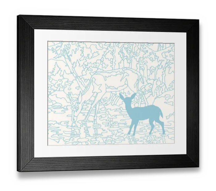 Framed Print : Deer. http: / / csaimages.com / images / istockprofile / csa_vector_dsp.jpg Framed Print : Deer. http: / / csaimages.com / images / istockprofile / csa_vector_dsp.jpg