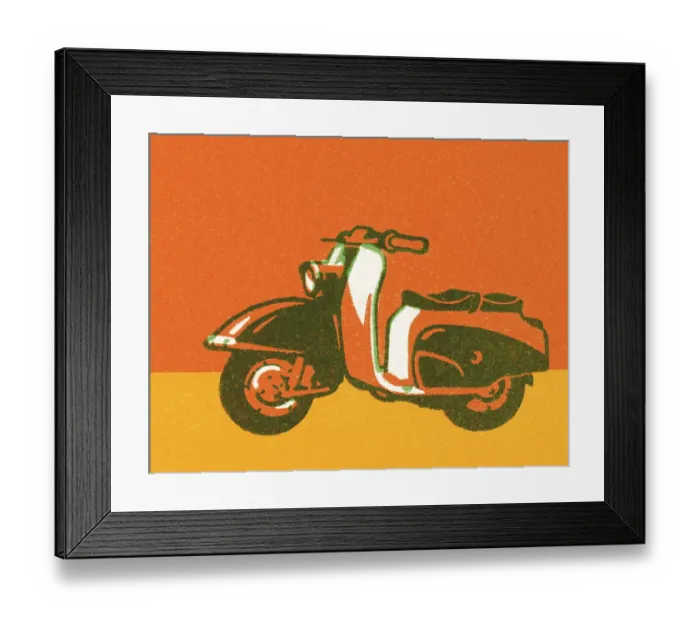 Framed Print : Scooter. http: / / csaimages.com / images / istockprofile / csa_vector_dsp.jpg Framed Print : Scooter. http: / / csaimages.com / images / istockprofile / csa_vector_dsp.jpg
