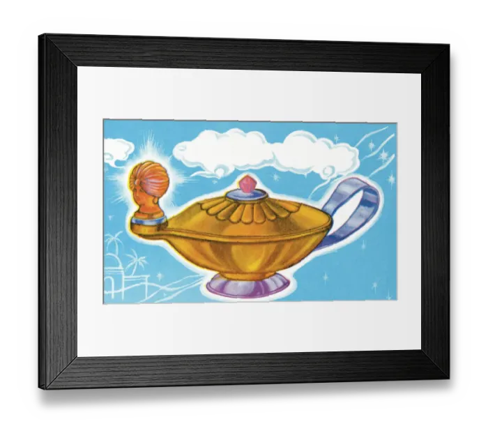 Framed Print : Genies lamp Framed Print : Genies lamp