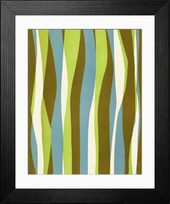 Framed Print : Wavy Stripes Framed Print : Wavy Stripes