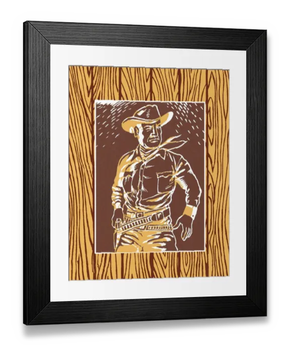 Framed Print : Cowboy. http: / / csaimages.com / images / istockprofile / csa_vector_dsp.jpg Framed Print : Cowboy. http: / / csaimages.com / images / istockprofile / csa_vector_dsp.jpg